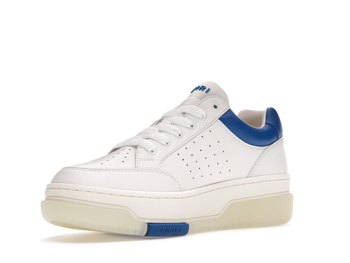 Vue 15 de AMIRI Stadium Low White Blue