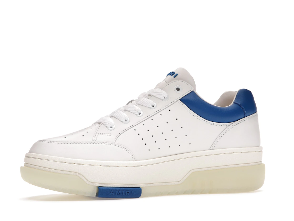 Vue 17 de AMIRI Stadium Low White Blue