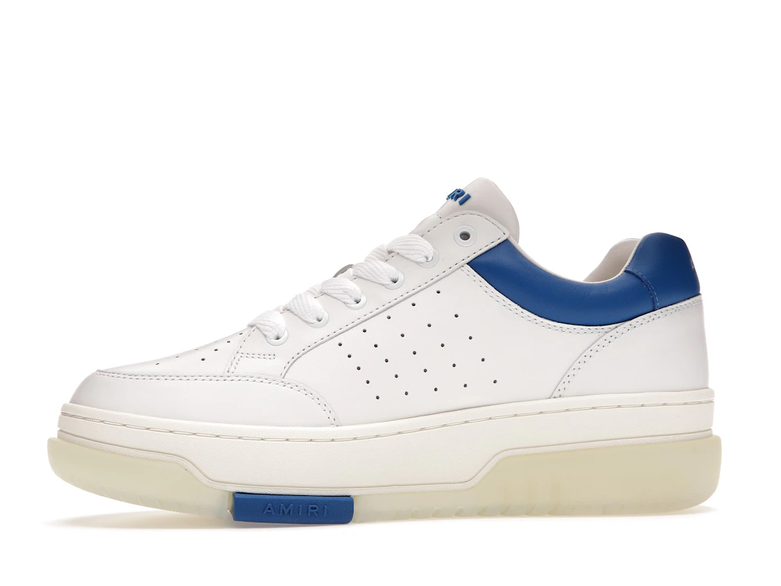 Vue 18 de AMIRI Stadium Low White Blue