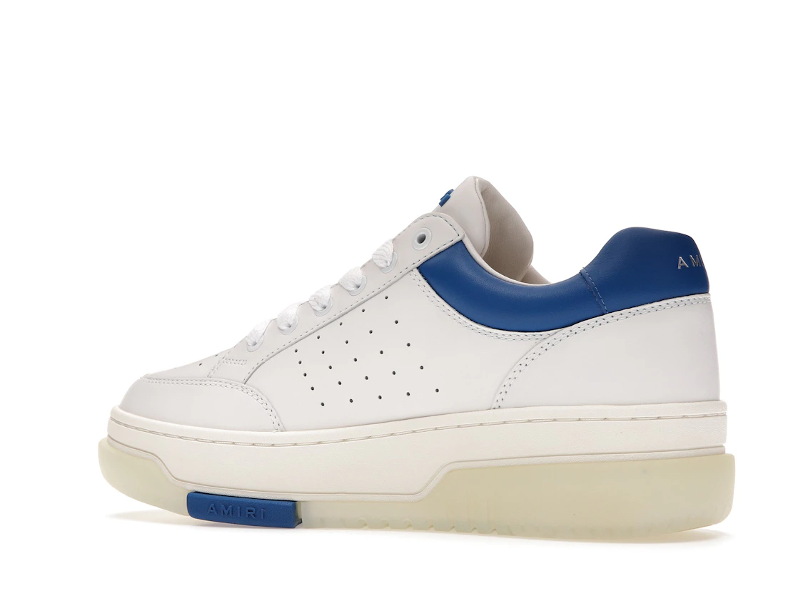 Vue 22 de AMIRI Stadium Low White Blue