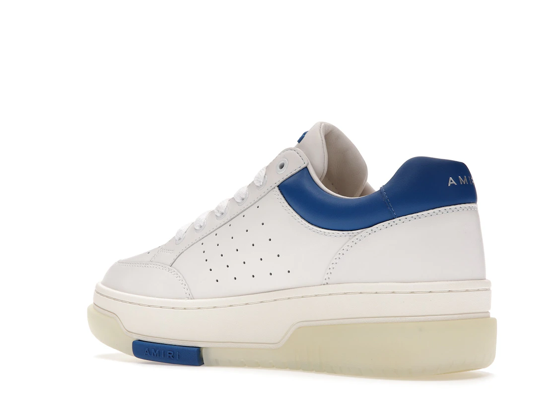Vue 23 de AMIRI Stadium Low White Blue