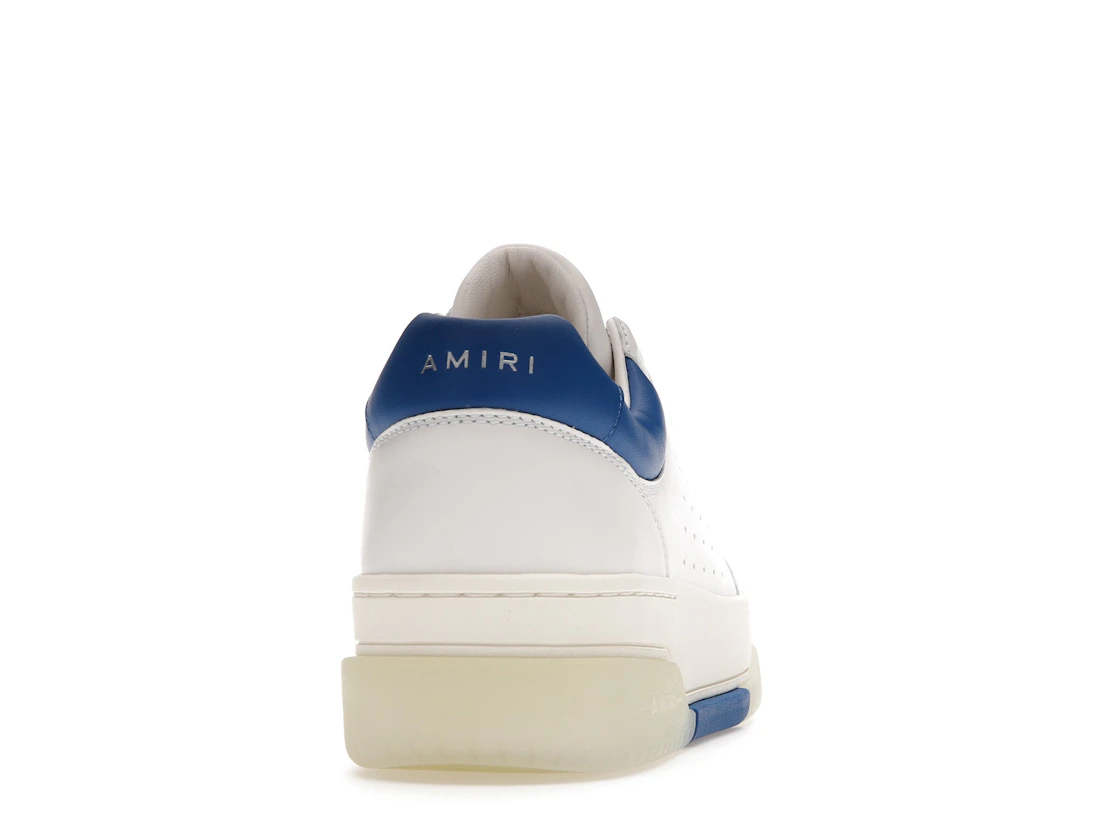 Vue 29 de AMIRI Stadium Low White Blue