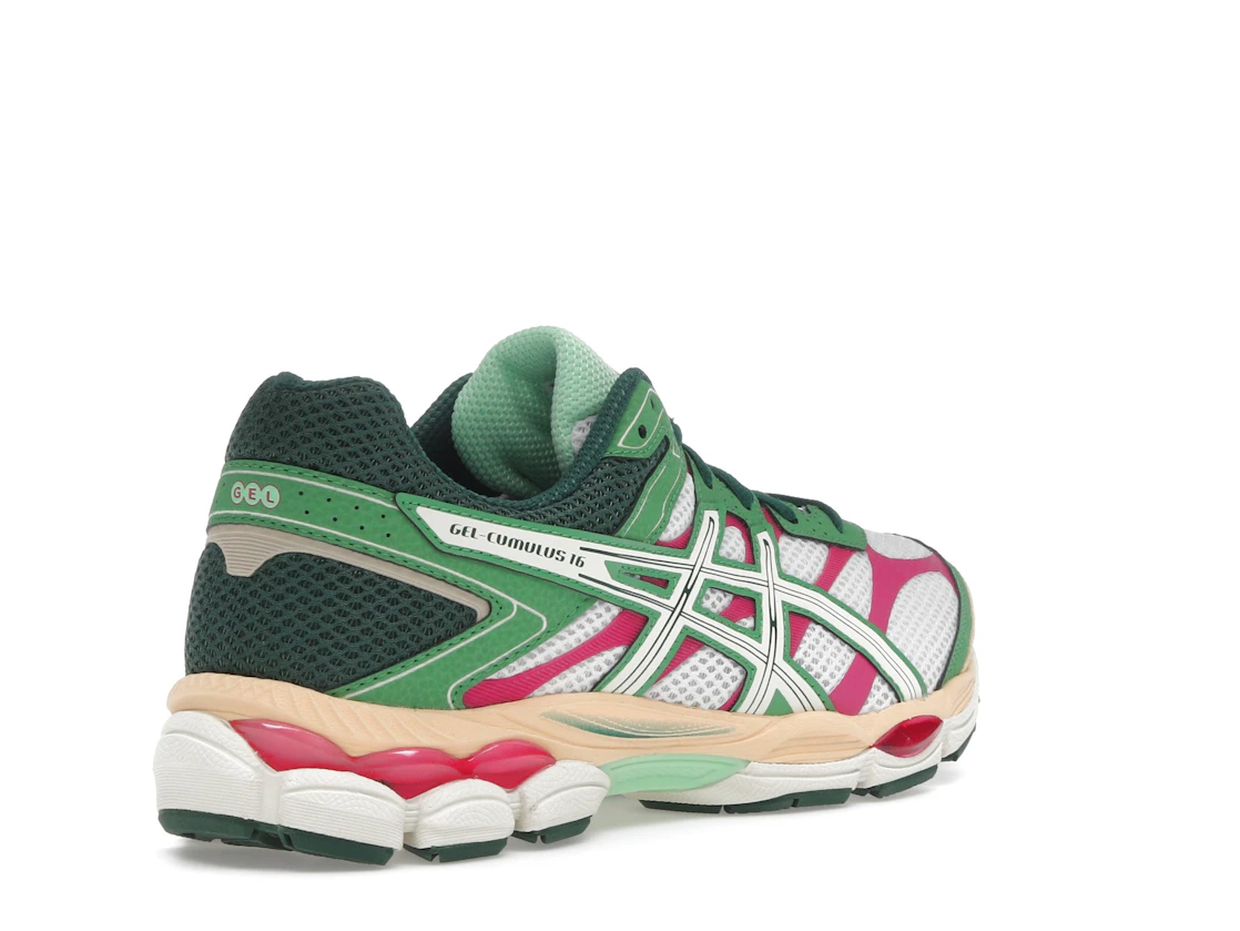 Vue 32 de ASICS Gel-Cumulus 16 Green Cream Ivory