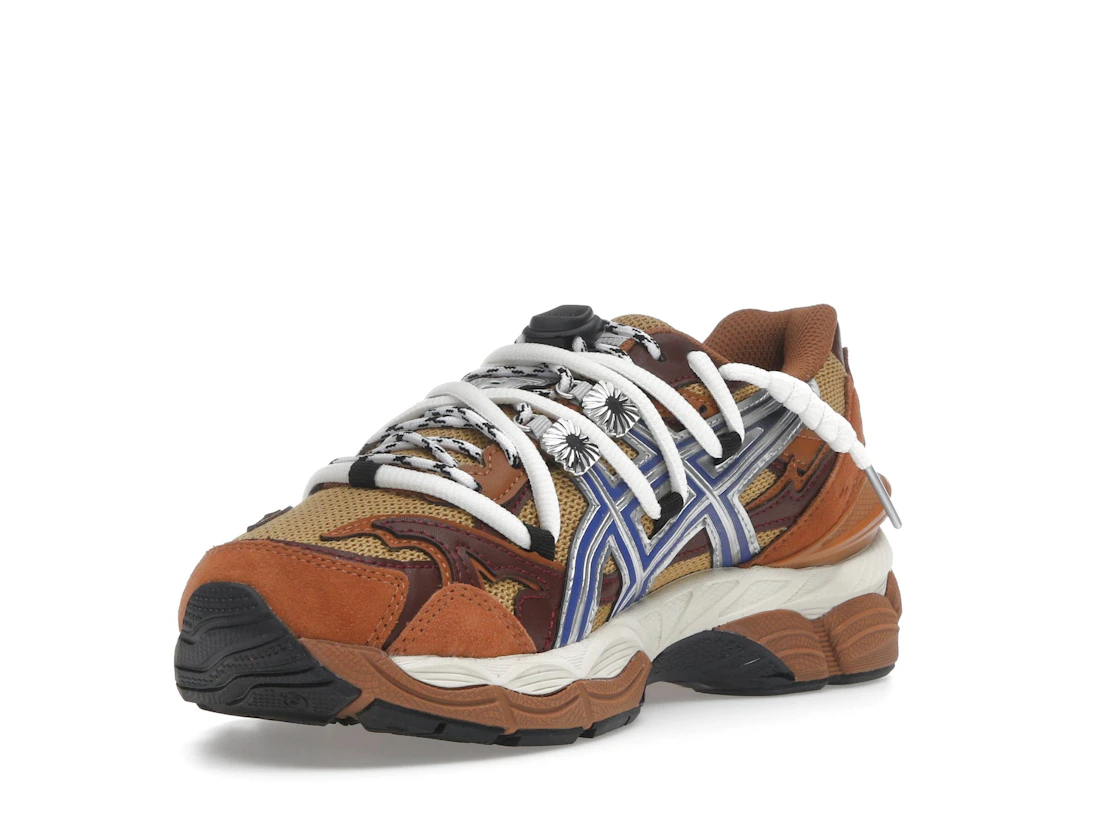 Vue 14 de ASICS Gel-Cumulus 16 TOGA Brown Blue Pure Silver