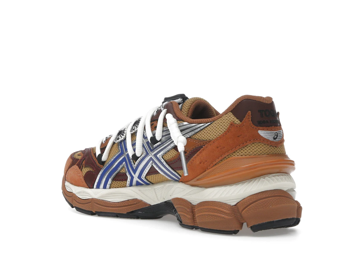 Vue 24 de ASICS Gel-Cumulus 16 TOGA Brown Blue Pure Silver