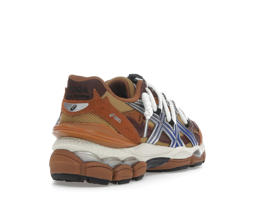 Vue 31 de ASICS Gel-Cumulus 16 TOGA Brown Blue Pure Silver