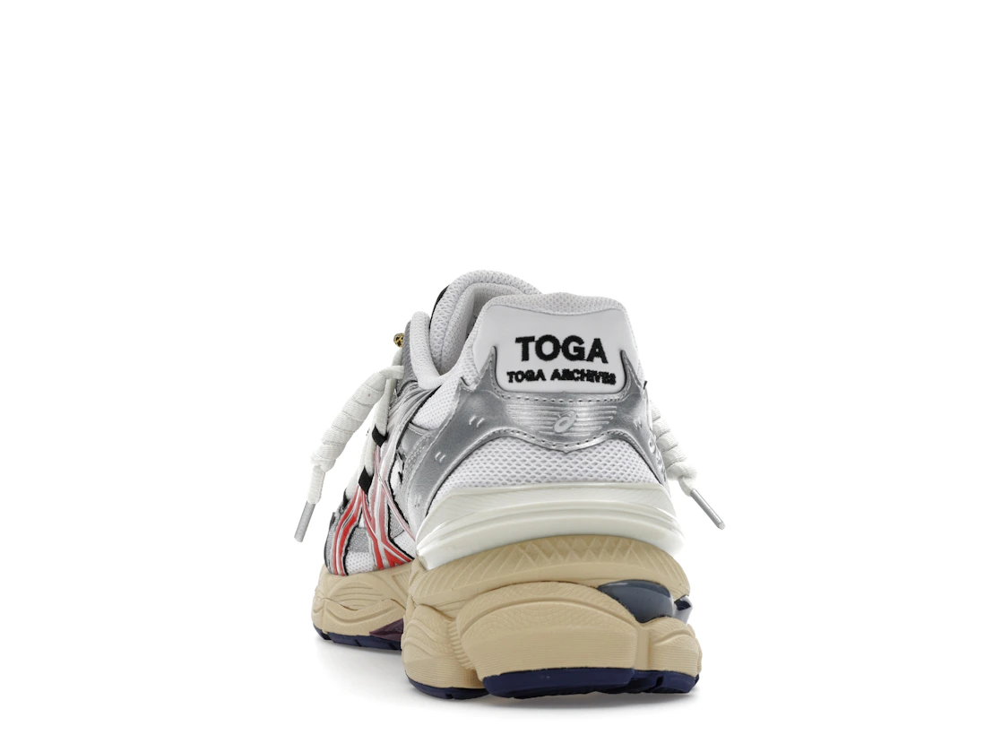 Vue 27 de ASICS Gel-Cumulus 16 TOGA White Red Pure Silver