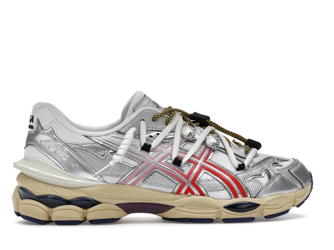 Vue 36 de ASICS Gel-Cumulus 16 TOGA White Red Pure Silver