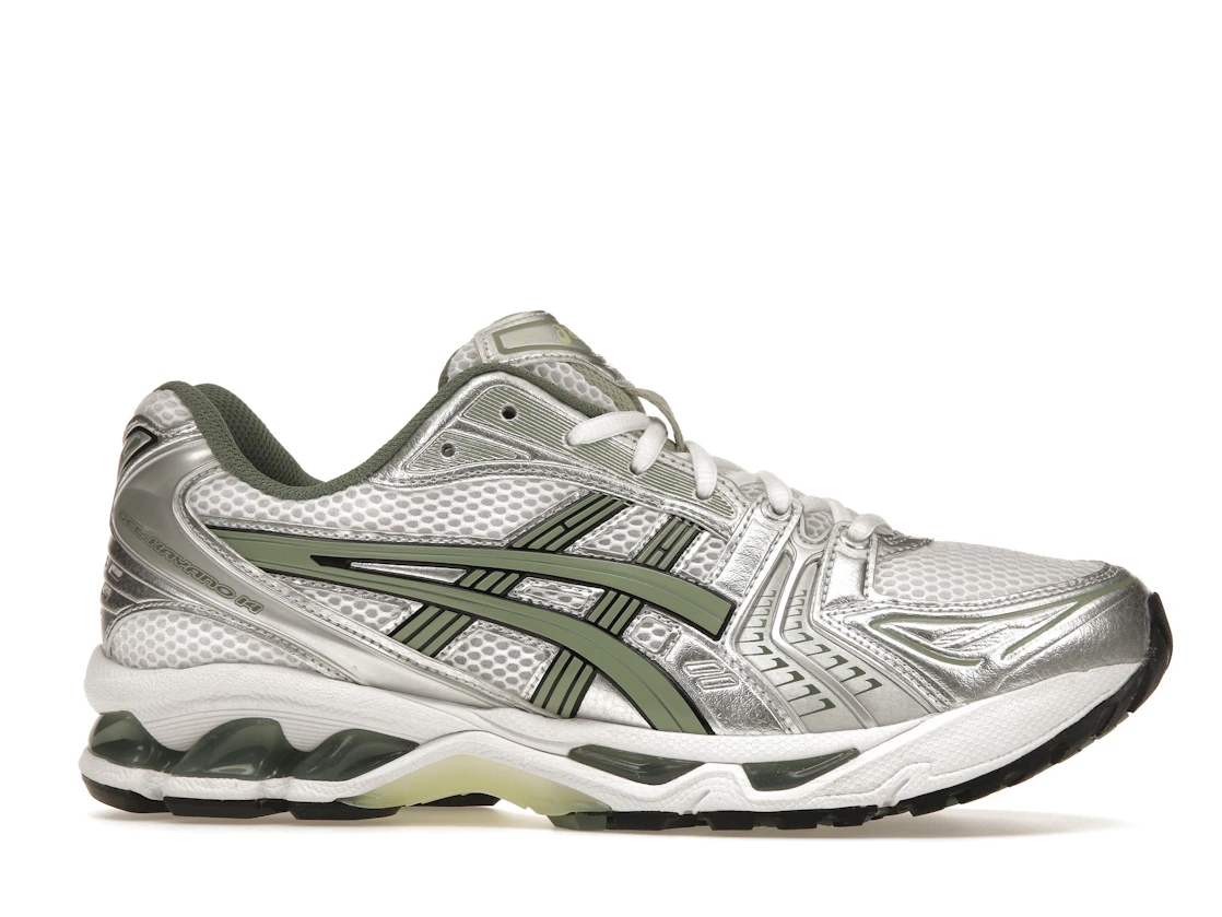 Vue 2 de ASICS Gel-Kayano 14 White Pure Silver Slate Grey Sage