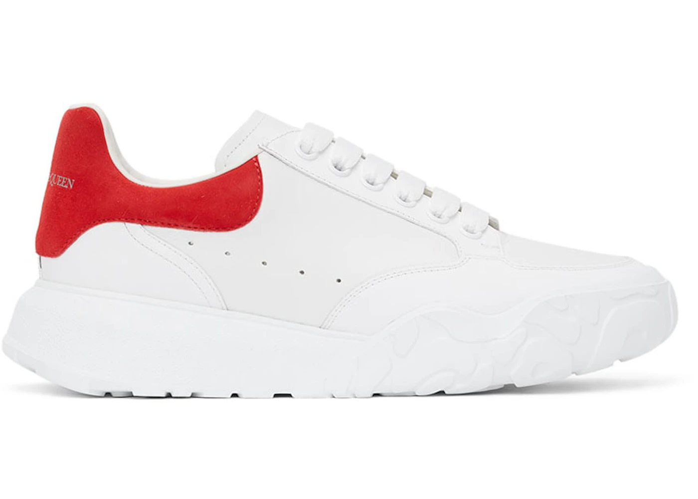 Alexander McQueen Court Trainers White Red