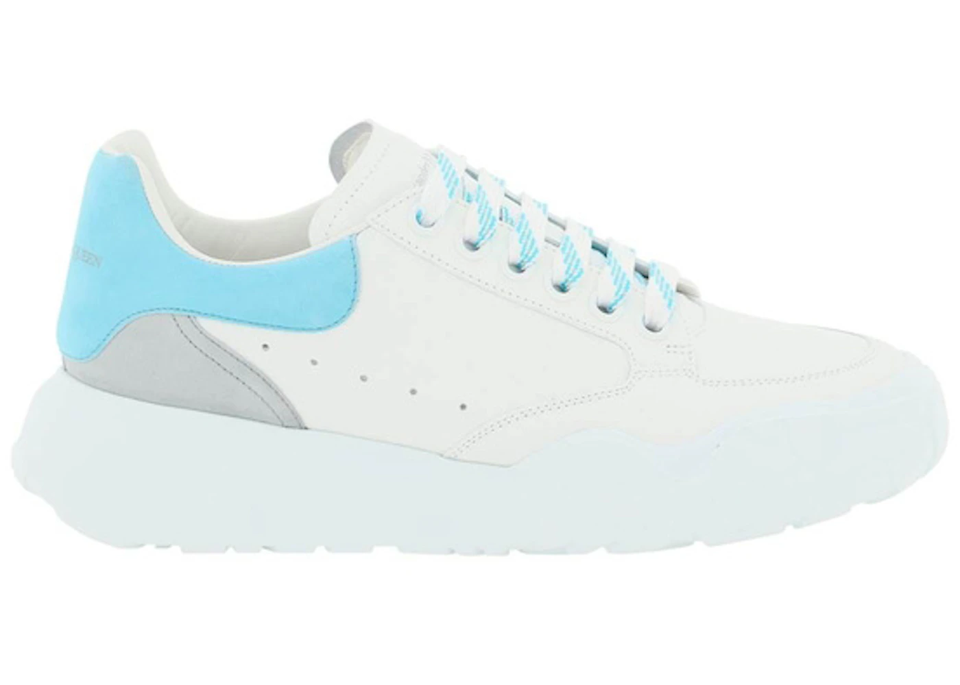 Alexander McQueen Court Blue Suede 