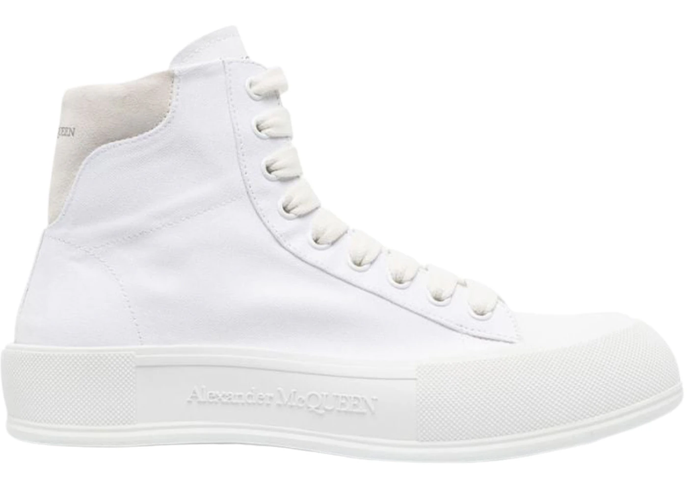 Alexander McQueen Deck Plimsoll High Top White