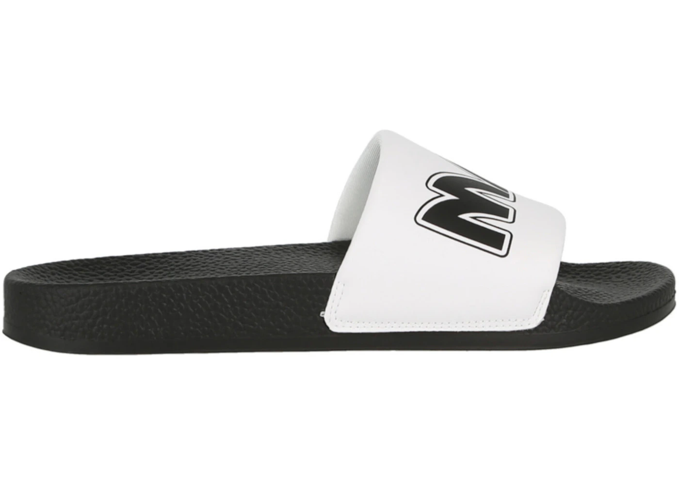 Alexander McQueen Logo Pool Slide White 