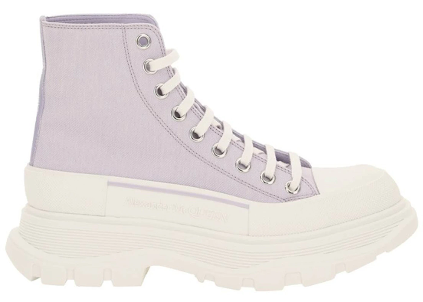 Alexander McQueen Tread High Top Purple Canvas 
