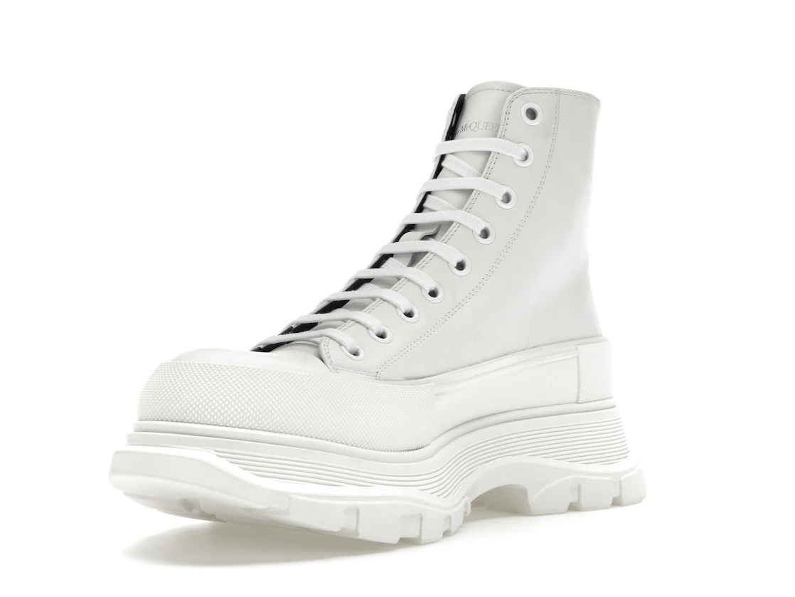 Vue 14 de Alexander McQueen Tread Slick Boot Graffiti Optic White