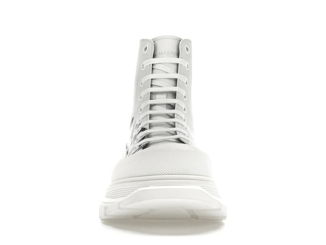 Vue 10 de Alexander McQueen Tread Slick Boot Graffiti Optic White