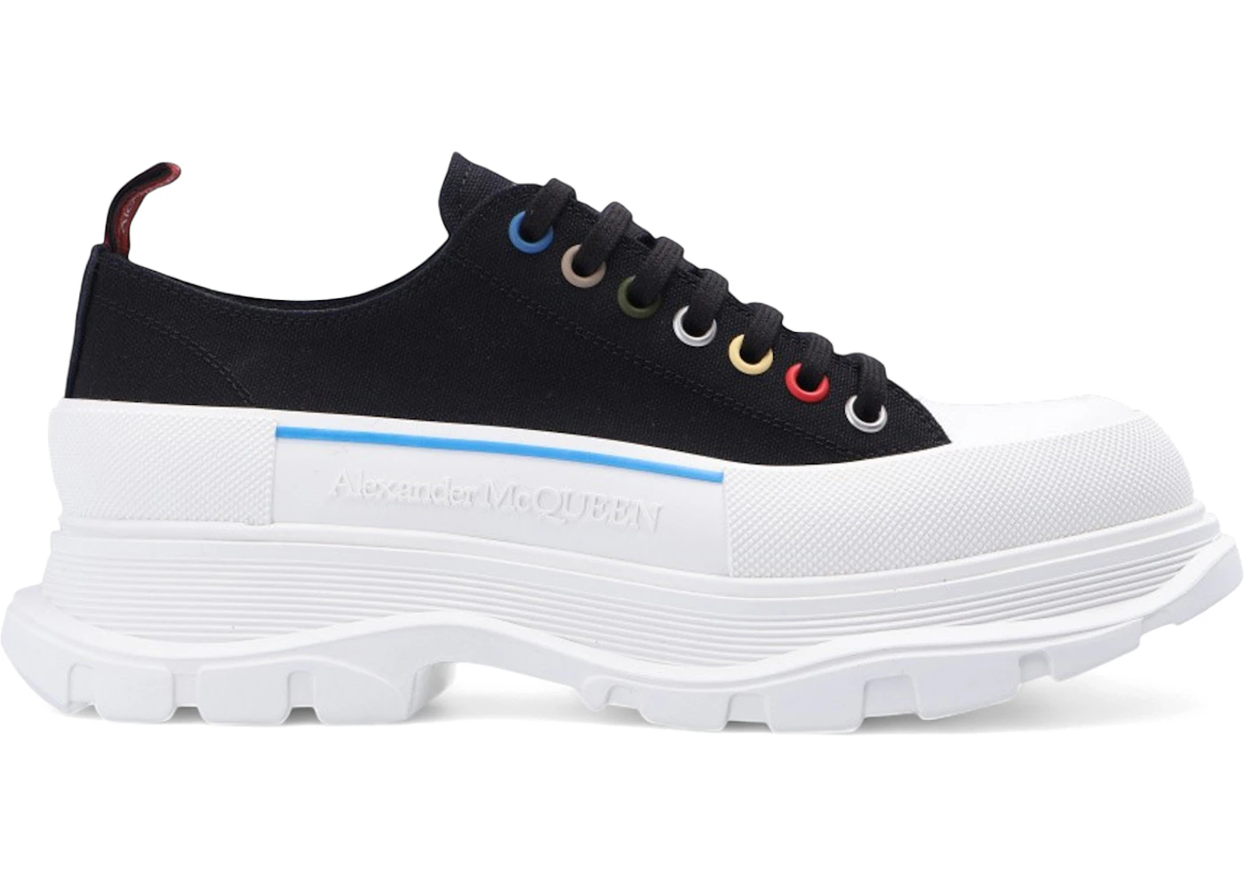 Alexander McQueen Tread Slick Low Lace Up Black Multi