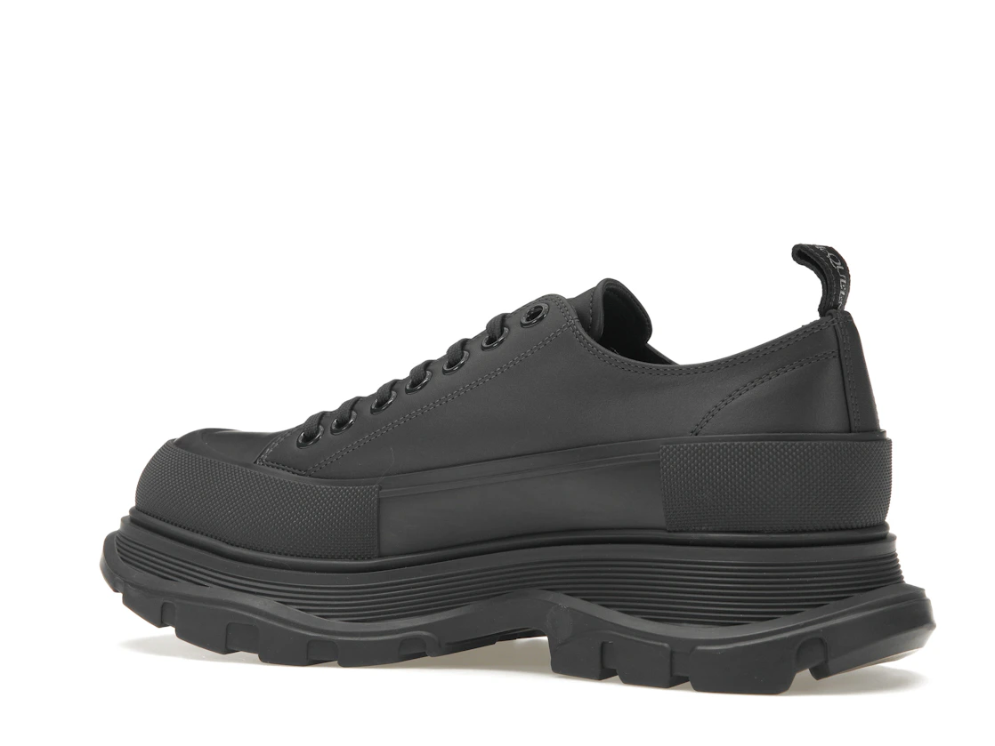 Vue 22 de Alexander McQueen Tread Slick Low Lace Up Leather Grey