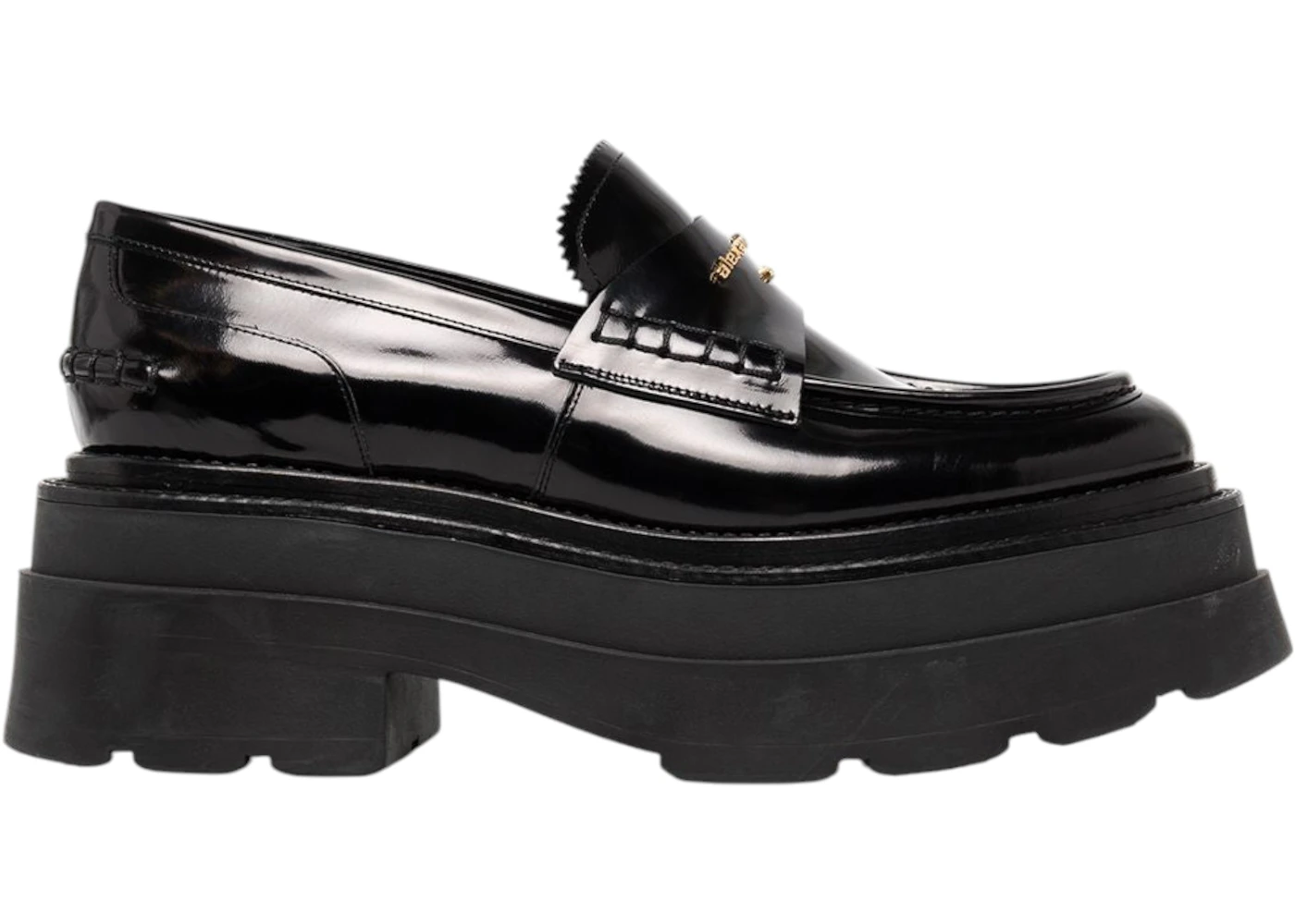 Alexander Wang Carter Platform Loafer Black 