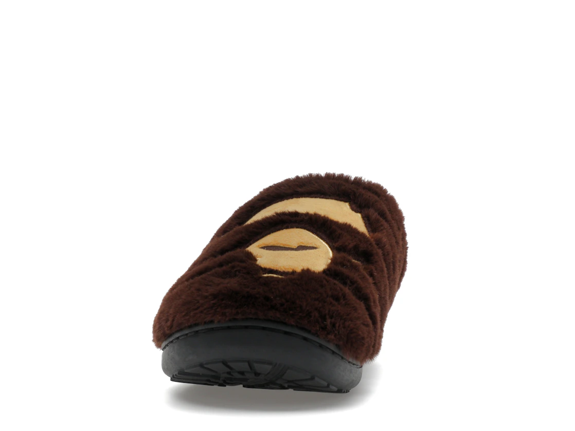 Vue 11 de A Bathing Ape Ape Head Puffer Sandals Subu Brown