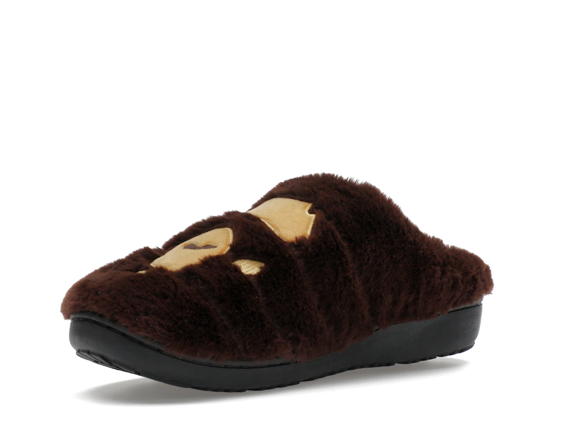Vue 15 de A Bathing Ape Ape Head Puffer Sandals Subu Brown