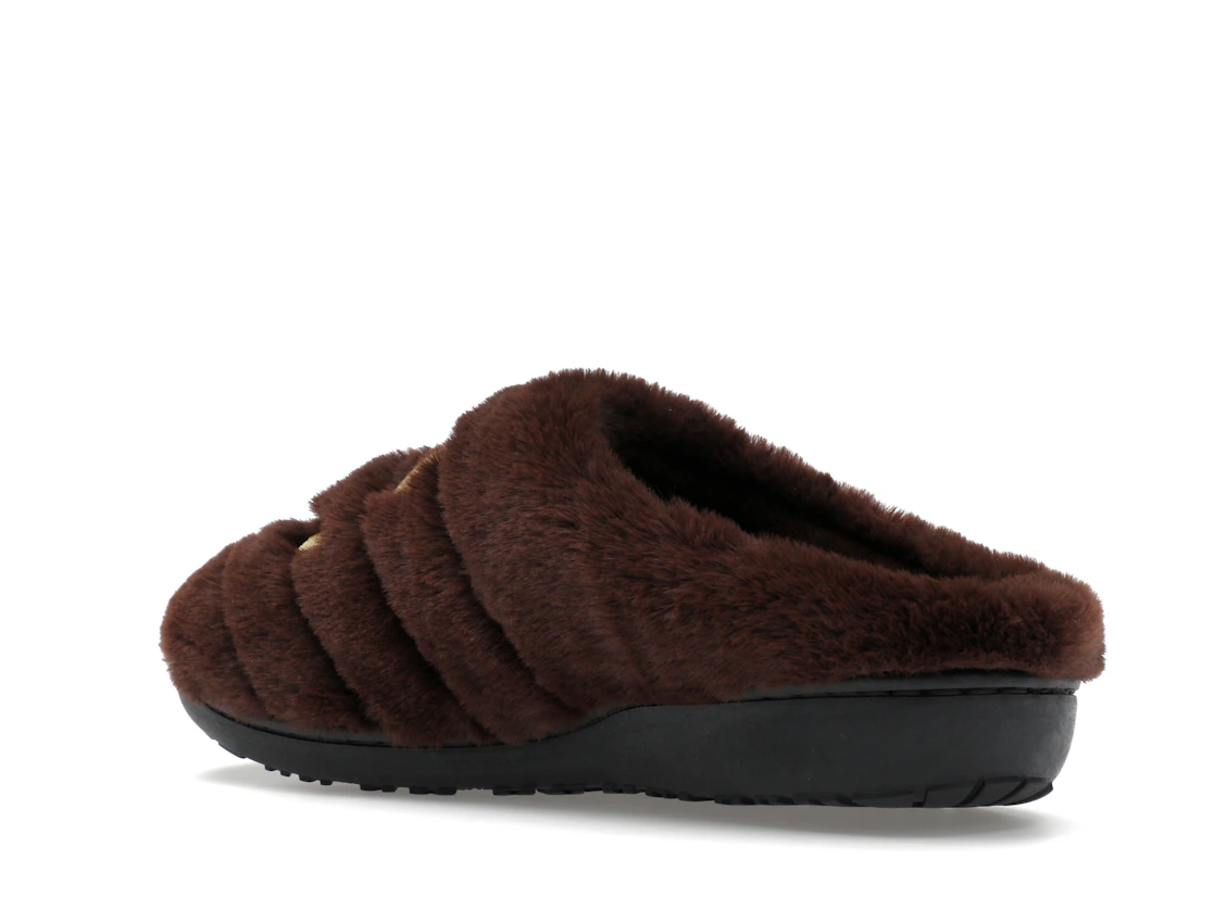 Vue 23 de A Bathing Ape Ape Head Puffer Sandals Subu Brown