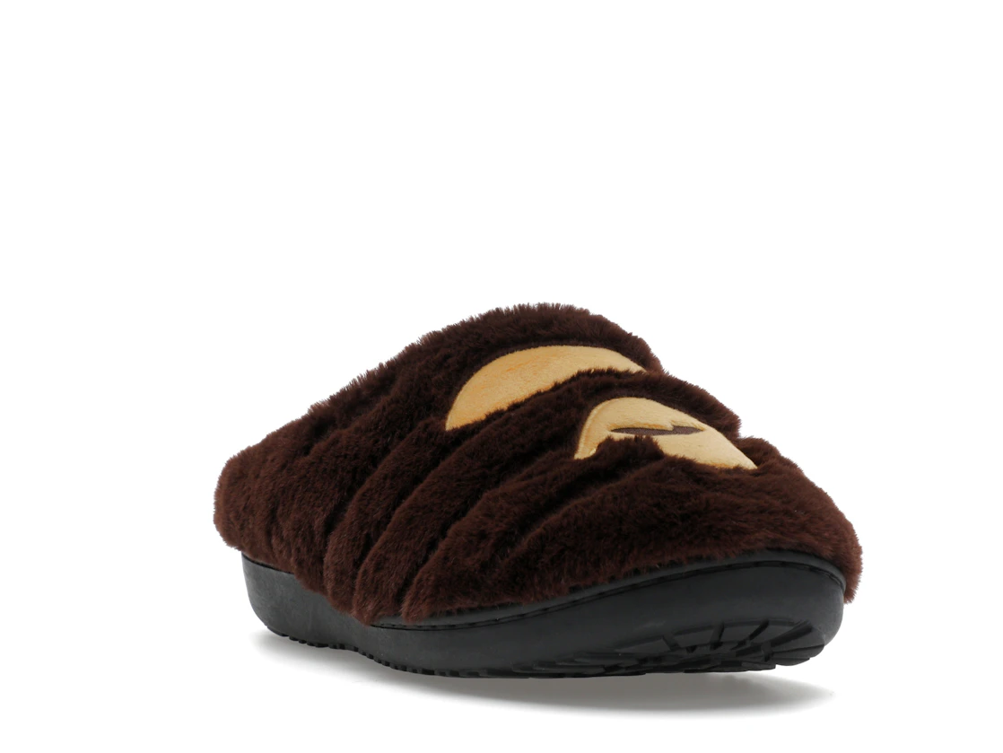 Vue 7 de A Bathing Ape Ape Head Puffer Sandals Subu Brown