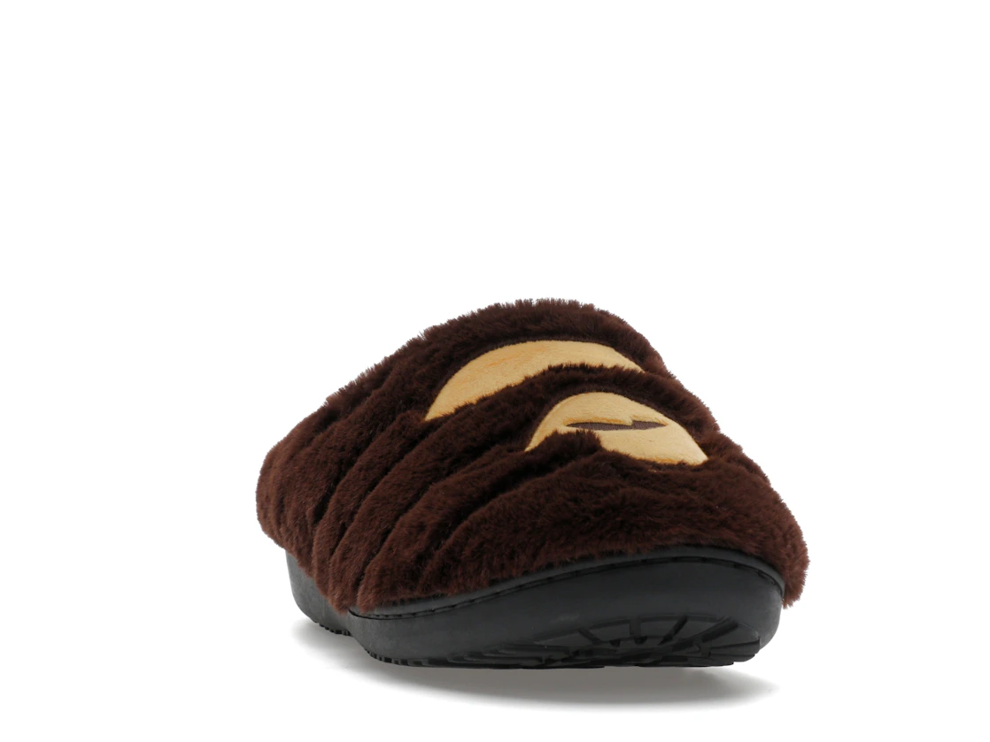 Vue 8 de A Bathing Ape Ape Head Puffer Sandals Subu Brown