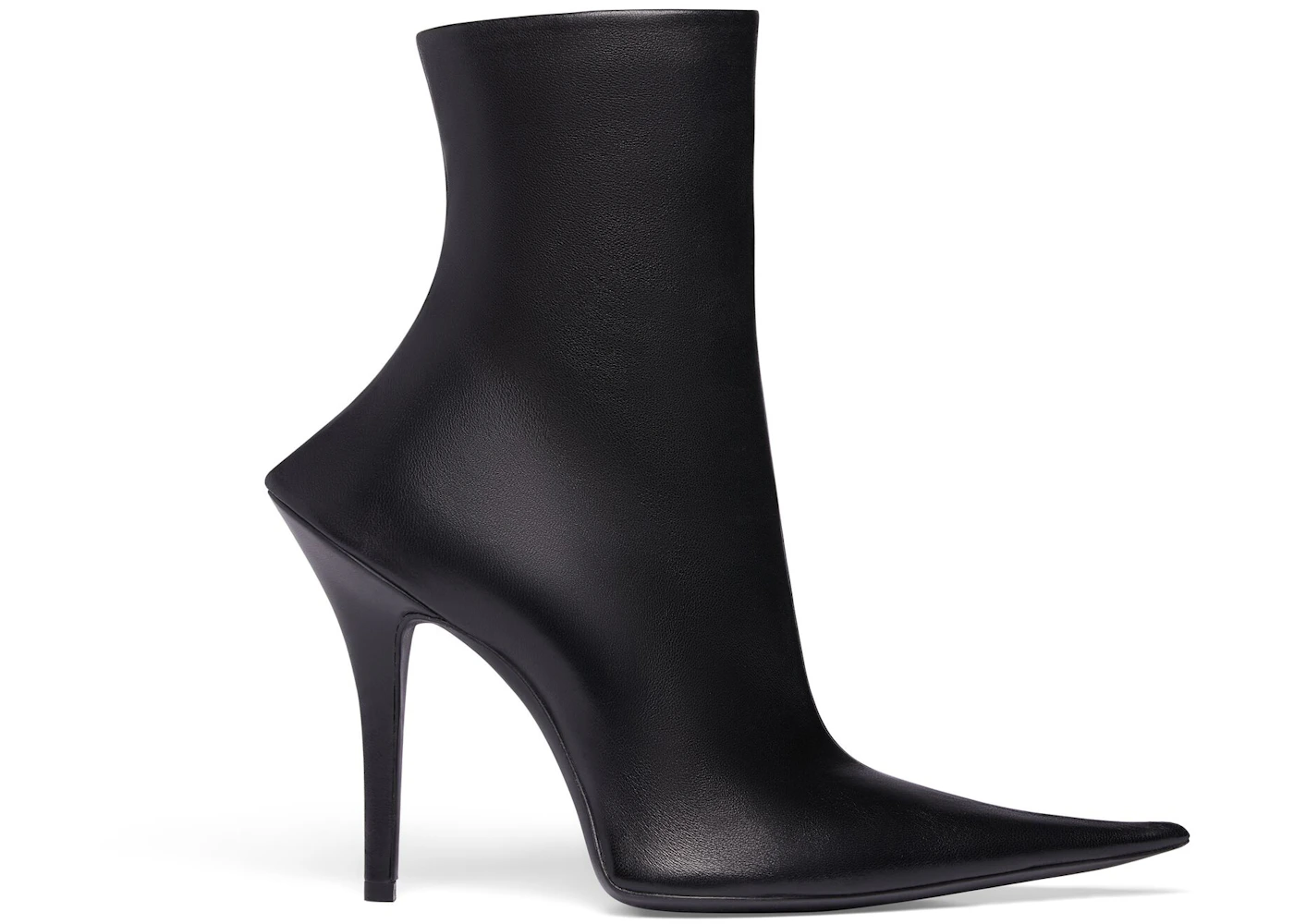 Balenciaga Witch 110mm Booties Black Sheepskin 