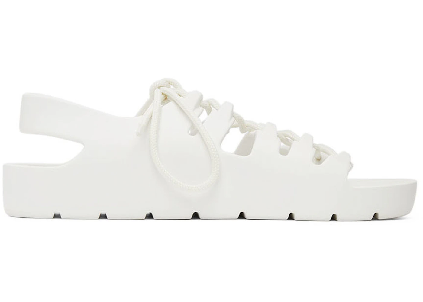 Bottega Veneta Jelly Sandal White