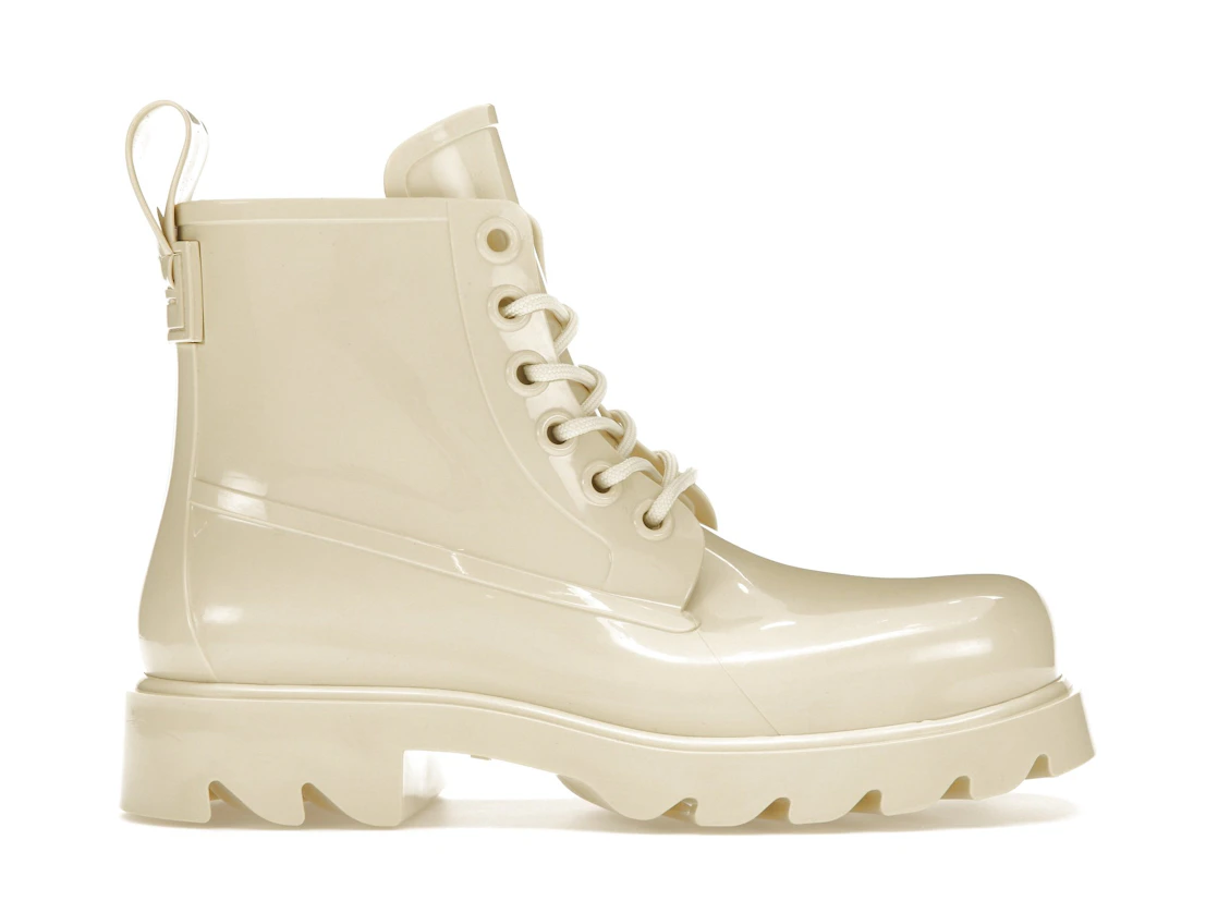 Vue 1 de Bottega Veneta Stride Lace-Up Ankle Boot Beige 