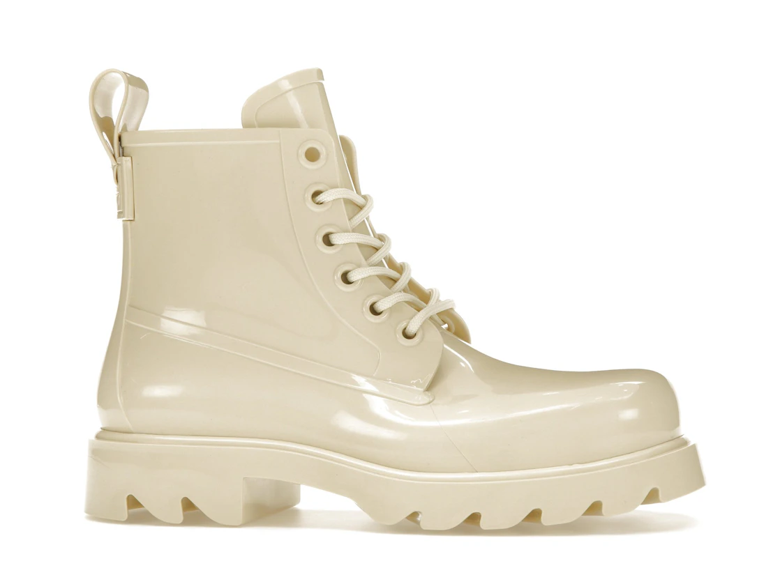 Vue 2 de Bottega Veneta Stride Lace-Up Ankle Boot Beige 