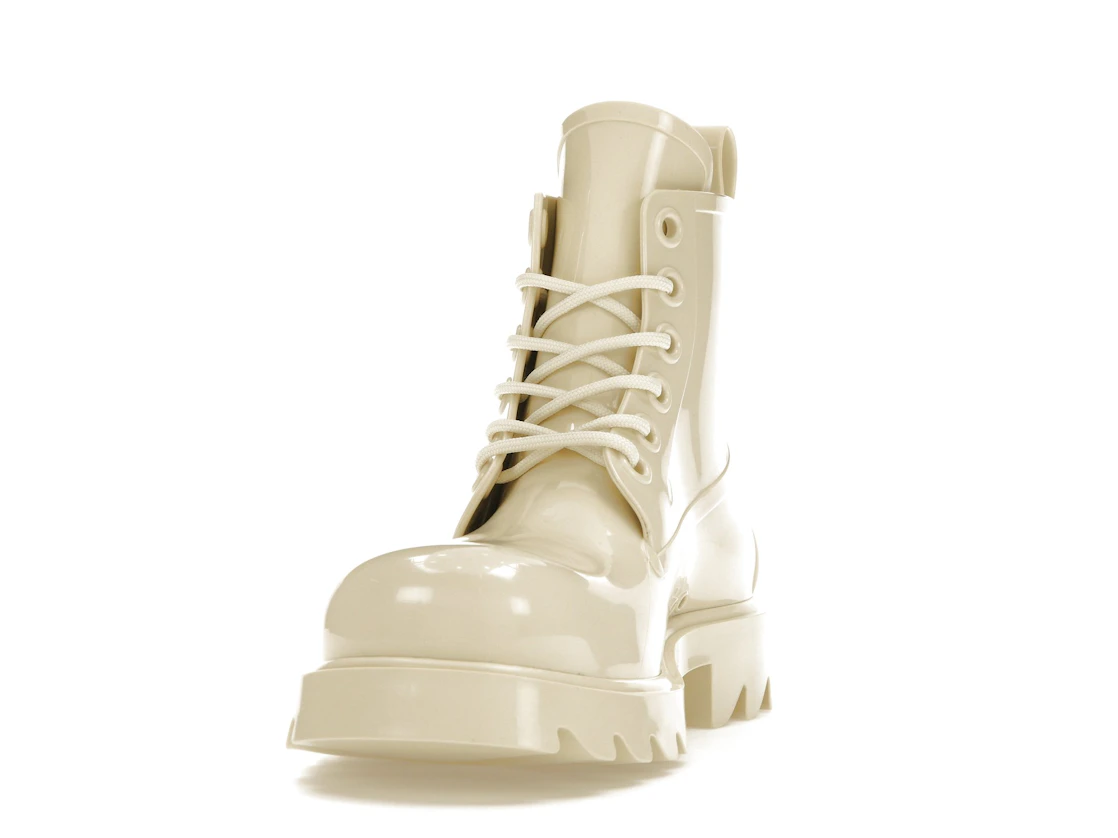Vue 12 de Bottega Veneta Stride Lace-Up Ankle Boot Beige 