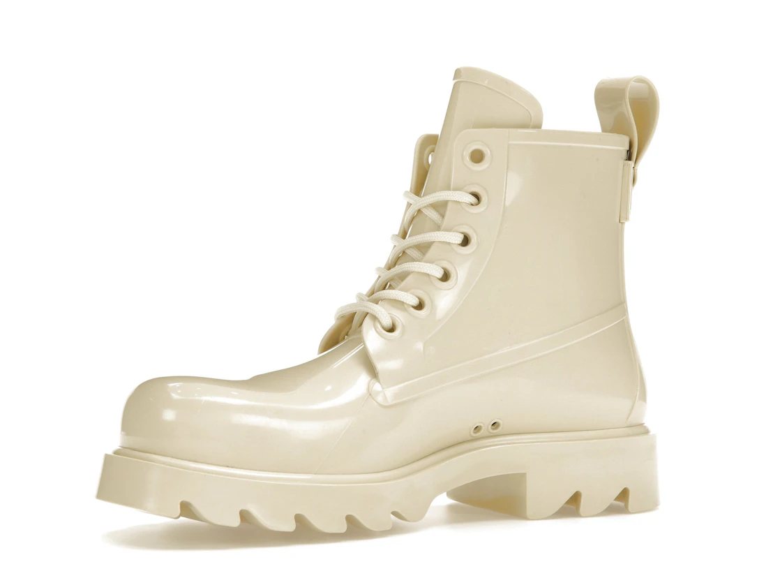 Vue 16 de Bottega Veneta Stride Lace-Up Ankle Boot Beige 