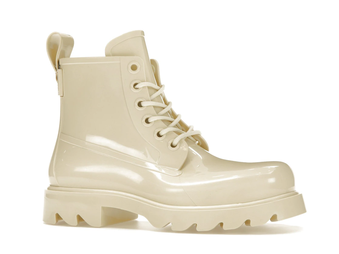 Vue 3 de Bottega Veneta Stride Lace-Up Ankle Boot Beige 