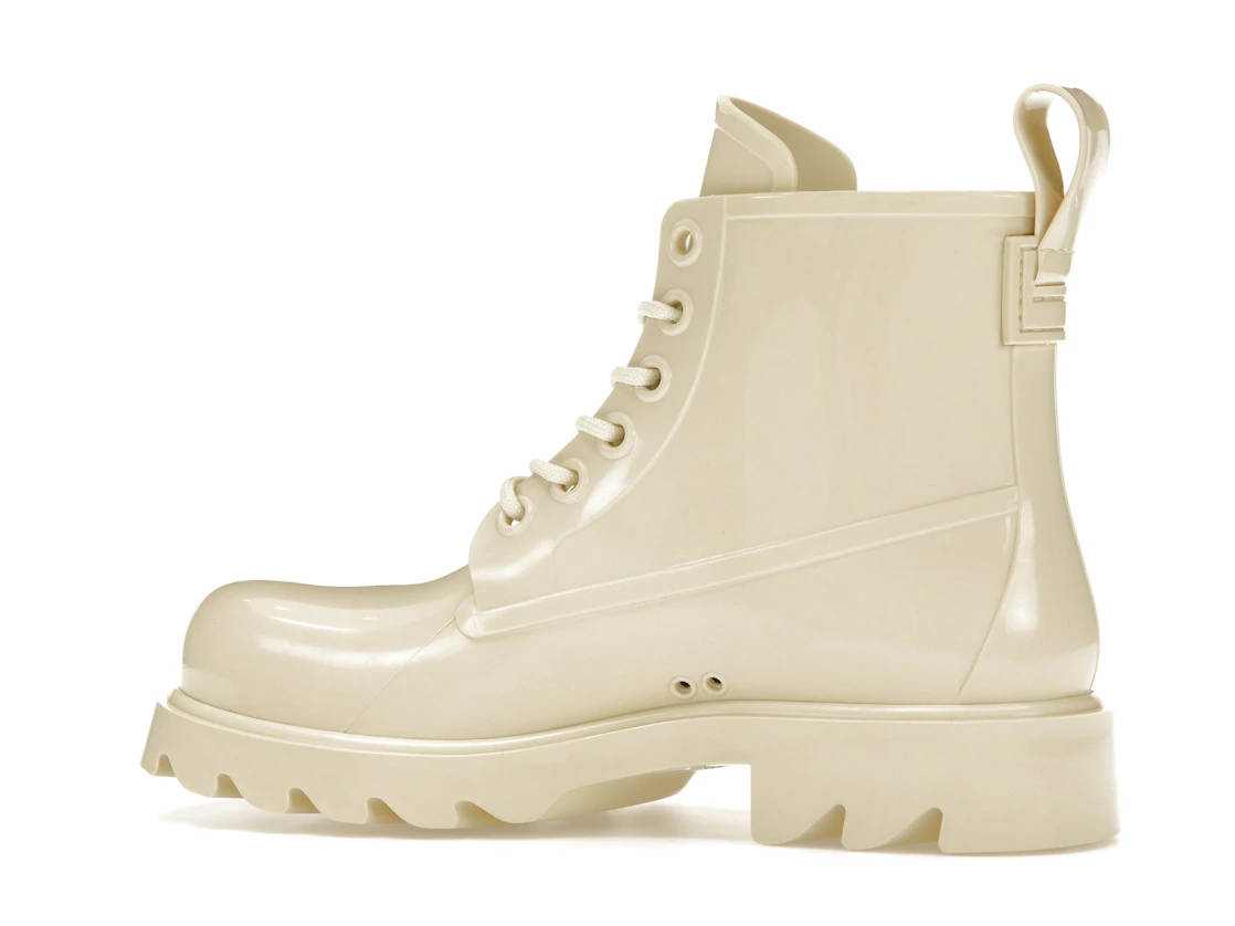 Vue 21 de Bottega Veneta Stride Lace-Up Ankle Boot Beige 