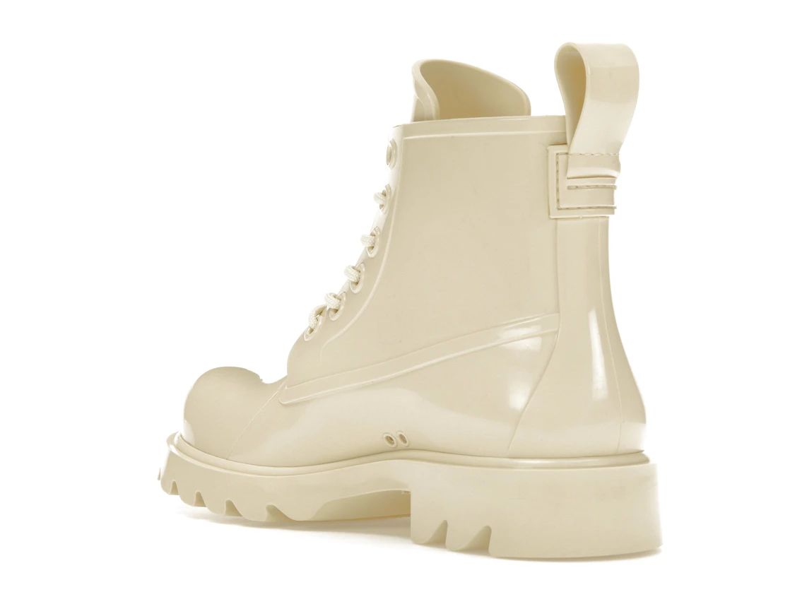 Vue 24 de Bottega Veneta Stride Lace-Up Ankle Boot Beige 