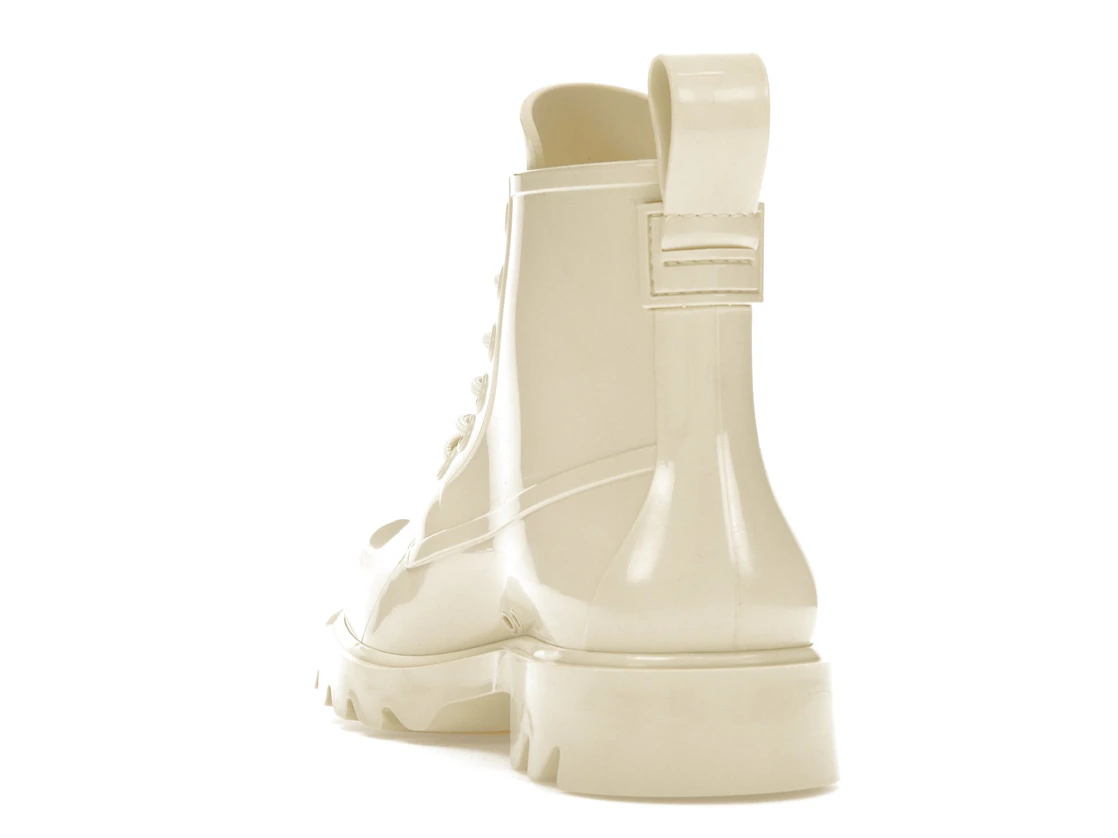 Vue 26 de Bottega Veneta Stride Lace-Up Ankle Boot Beige 