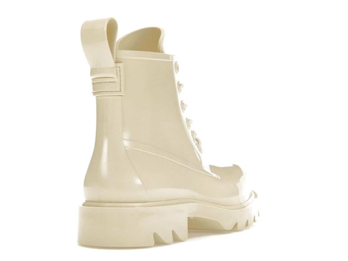 Vue 31 de Bottega Veneta Stride Lace-Up Ankle Boot Beige 