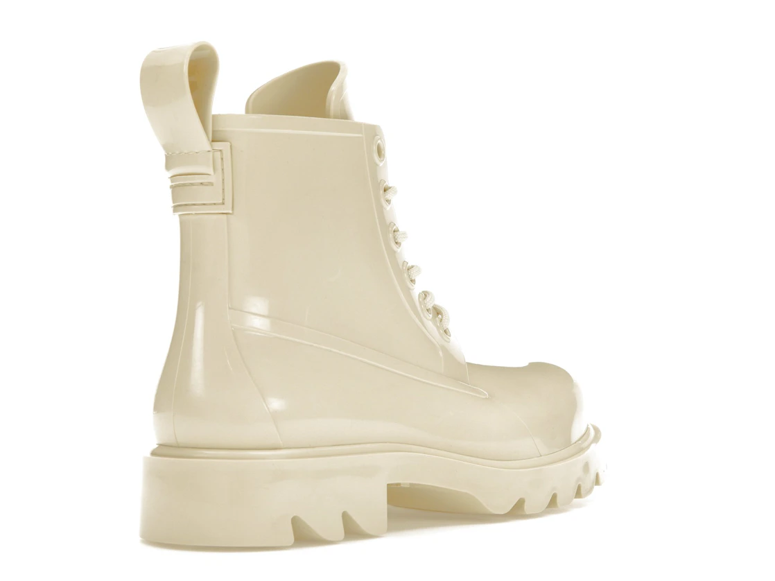 Vue 32 de Bottega Veneta Stride Lace-Up Ankle Boot Beige 