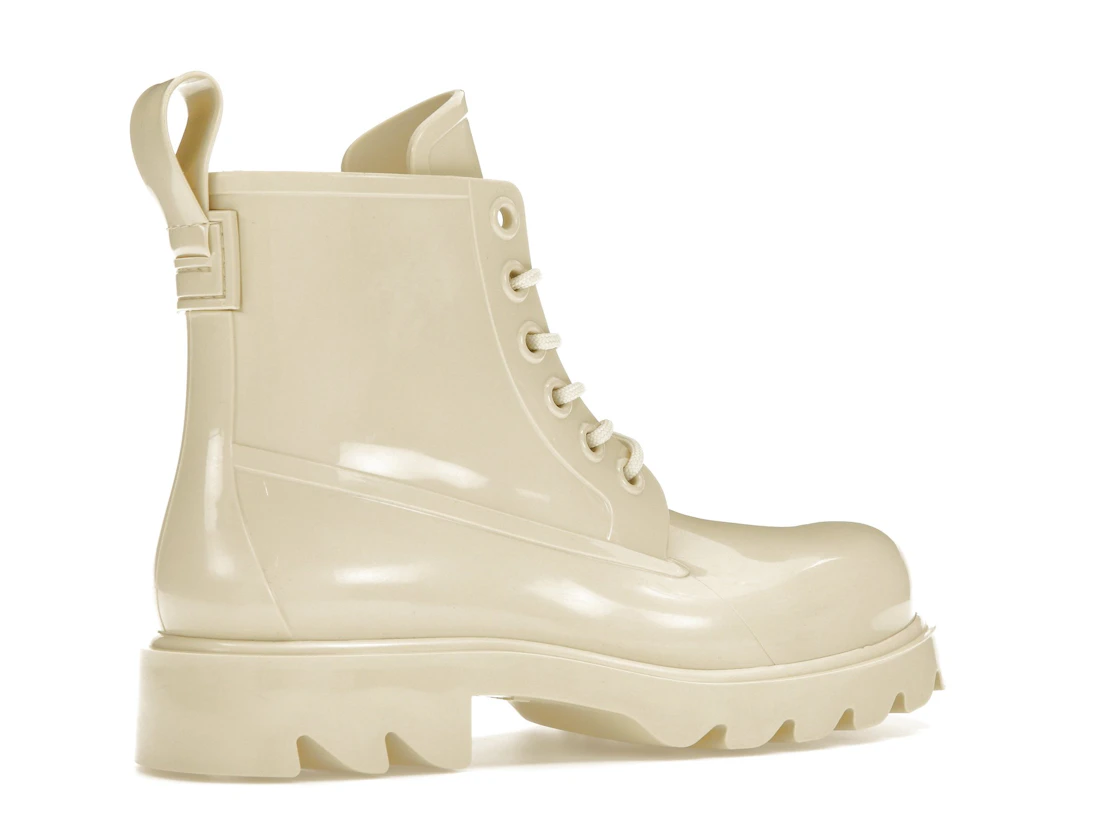 Vue 34 de Bottega Veneta Stride Lace-Up Ankle Boot Beige 