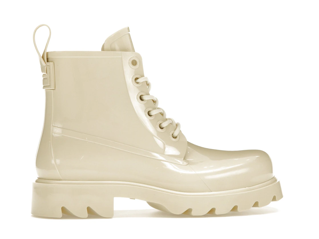 Vue 36 de Bottega Veneta Stride Lace-Up Ankle Boot Beige 