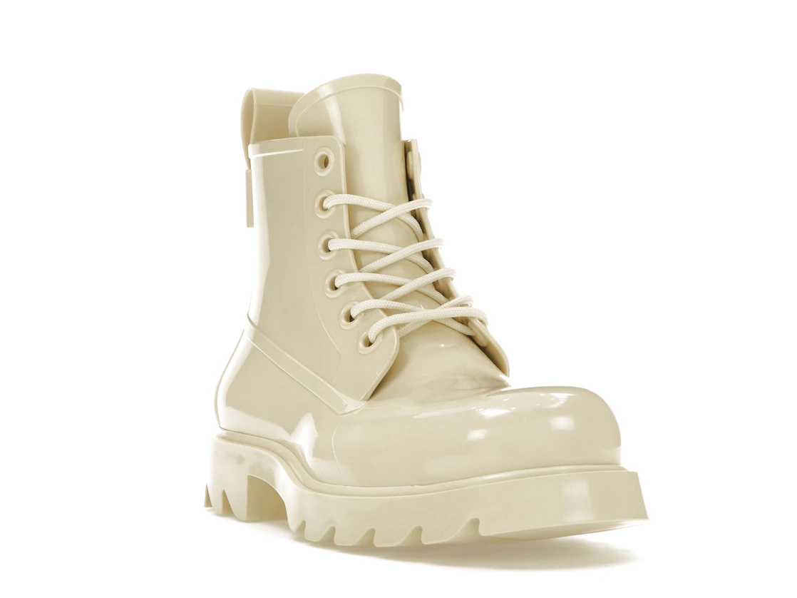 Vue 7 de Bottega Veneta Stride Lace-Up Ankle Boot Beige 