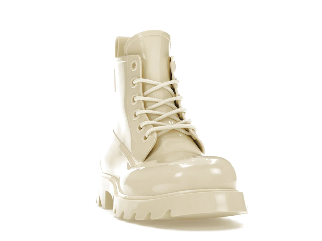 Vue 8 de Bottega Veneta Stride Lace-Up Ankle Boot Beige 