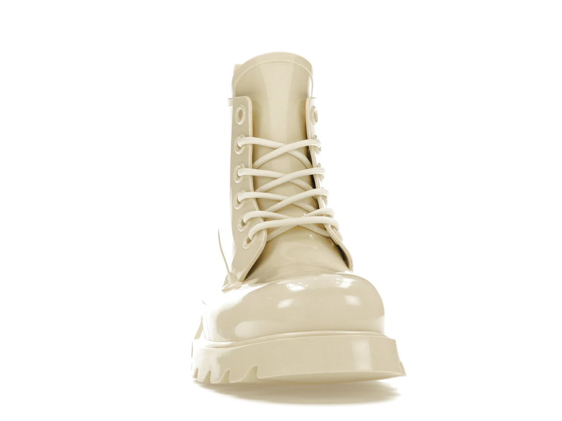 Vue 9 de Bottega Veneta Stride Lace-Up Ankle Boot Beige 