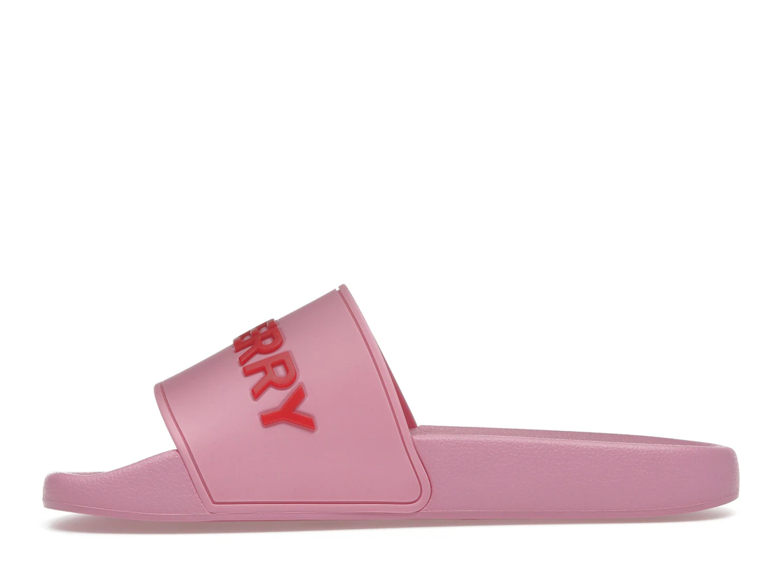 Vue 18 de Burberry Embossed Logo Slides Bubblegum Pink 
