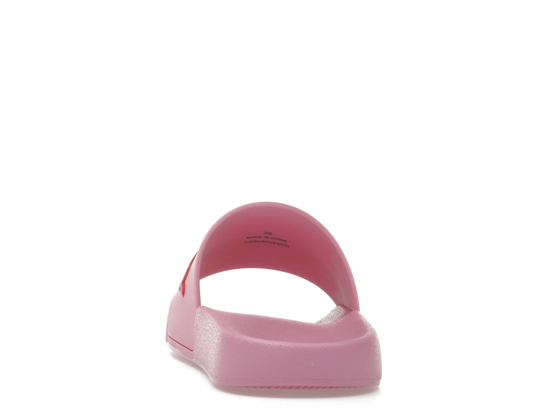 Vue 27 de Burberry Embossed Logo Slides Bubblegum Pink 