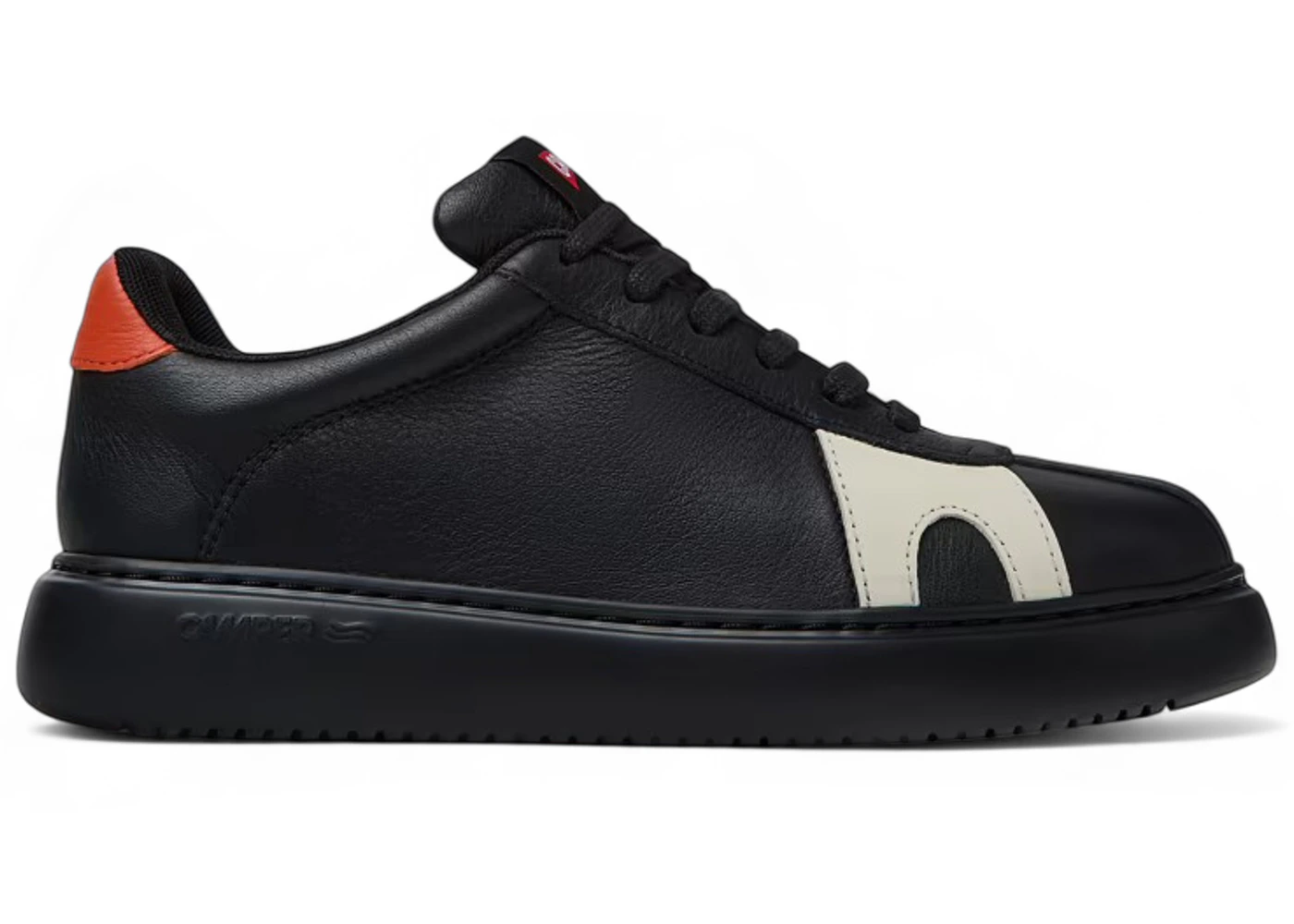 Camper Twins Runner K21 Sneaker Black White Orange 