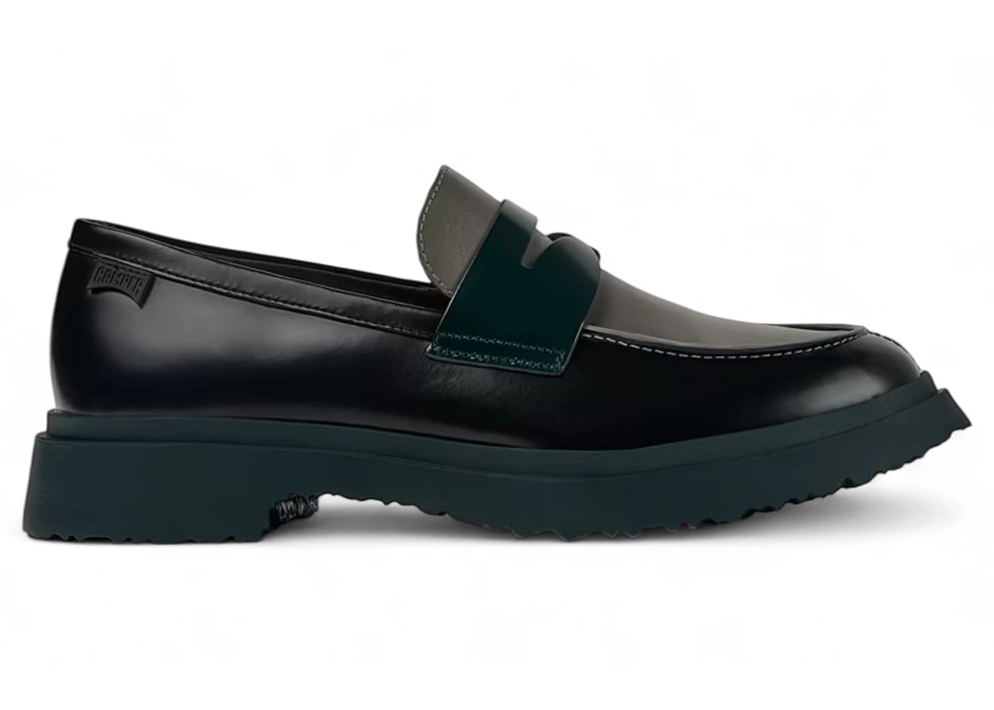 Camper Twins Walden Loafer Black Green
