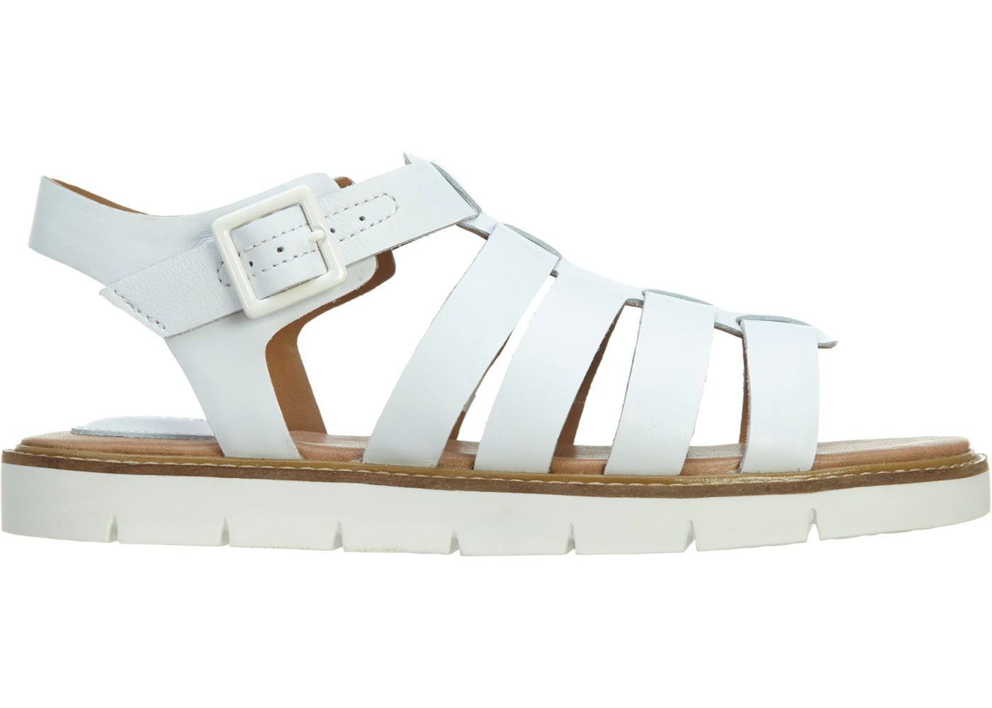 Clarks Lydie Kona White Nubuck 